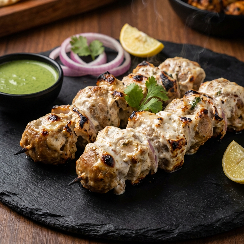 Delicious Malai Chaap Platter